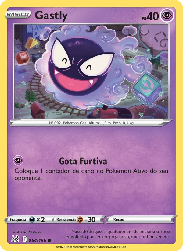 Gastly Origem Perdida 064/196