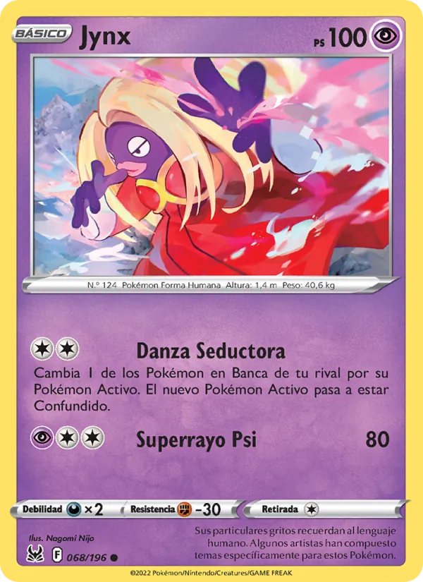 Jynx Origen Perdido 068/196