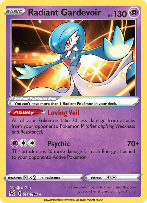 Radiant Gardevoir Lost Origin 069/196
