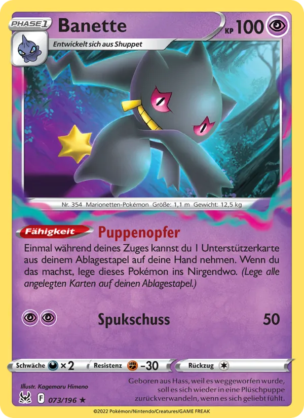 Banette Verlorener Ursprung 073/196