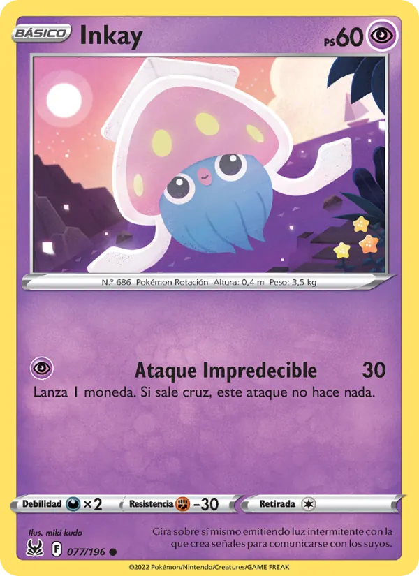Inkay Origen Perdido 077/196