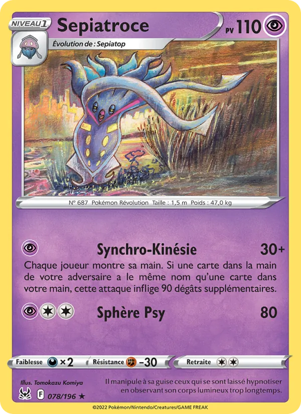 Sepiatroce Origine Perdue 078/196