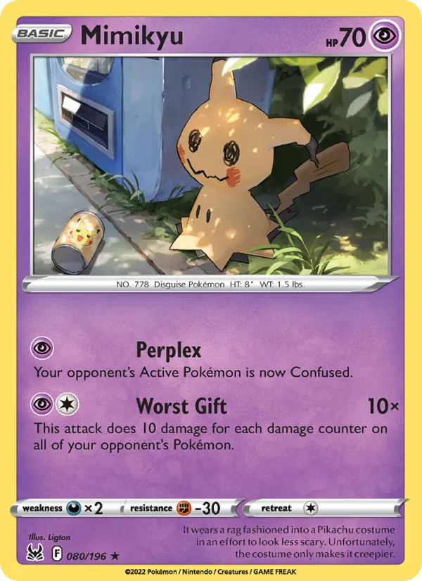 Mimikyu Lost Origin 080/196