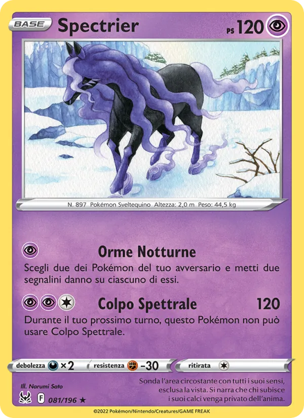 Spectrier Origine Perduta 081/196
