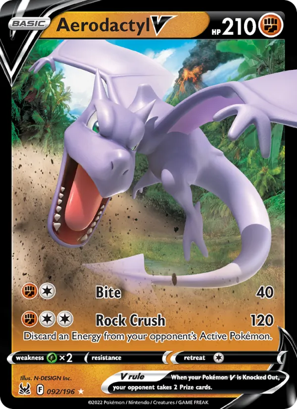 Aerodactyl V Lost Origin 092/196