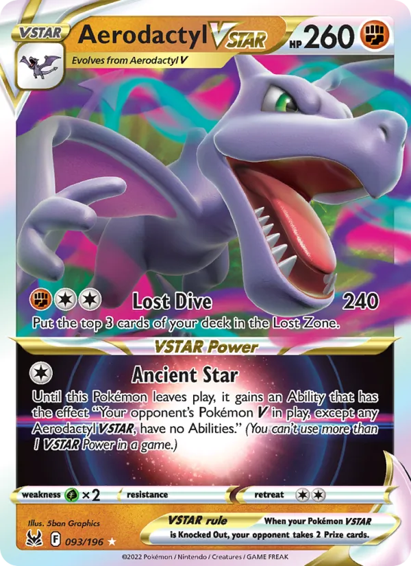 Aerodactyl VSTAR Lost Origin 093/196
