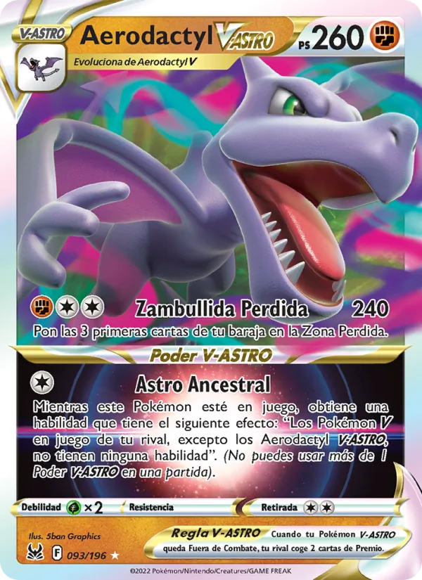 Aerodactyl V-ASTRO Origen Perdido 093/196