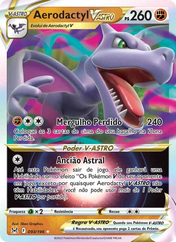 Aerodactyl V-ASTRO Origem Perdida 093/196