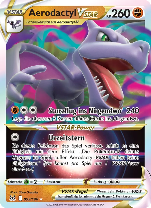 Aerodactyl VSTAR Verlorener Ursprung 093/196