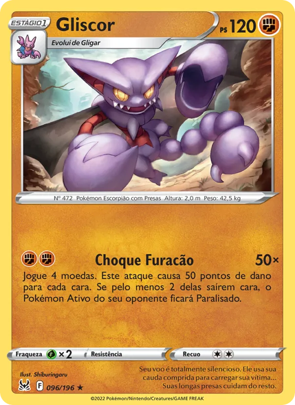 Gliscor Origem Perdida 096/196