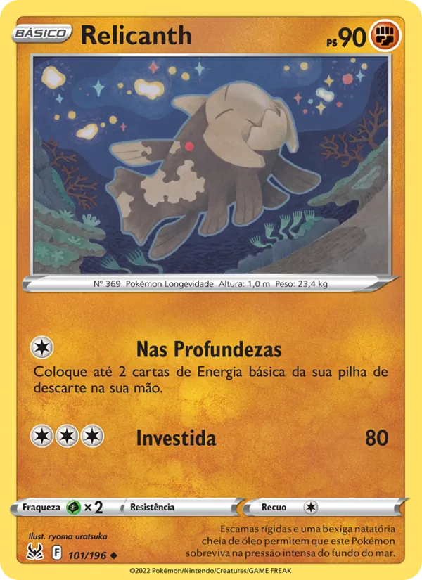 Relicanth Origem Perdida 101/196