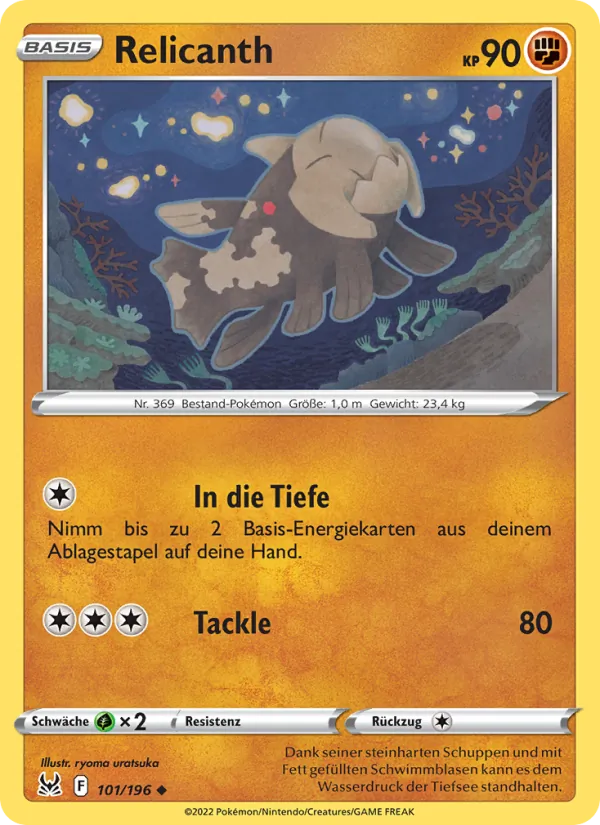 Relicanth Verlorener Ursprung 101/196