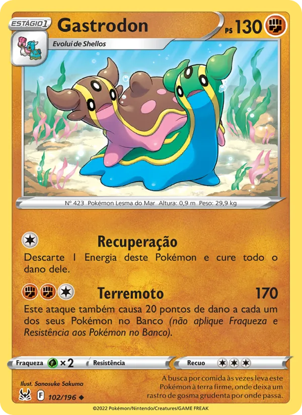 Gastrodon Origem Perdida 102/196