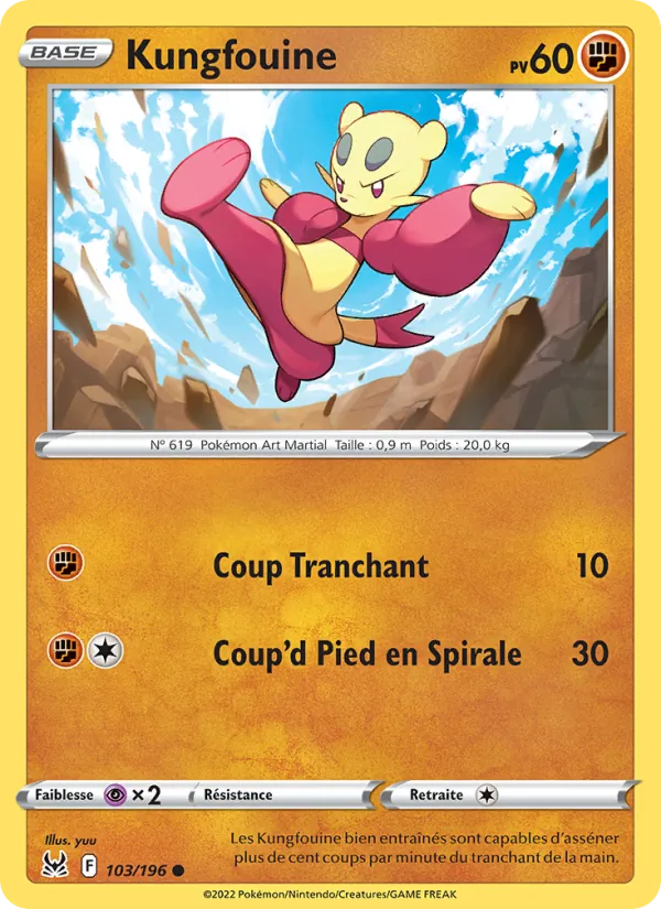 Kungfouine Origine Perdue 103/196