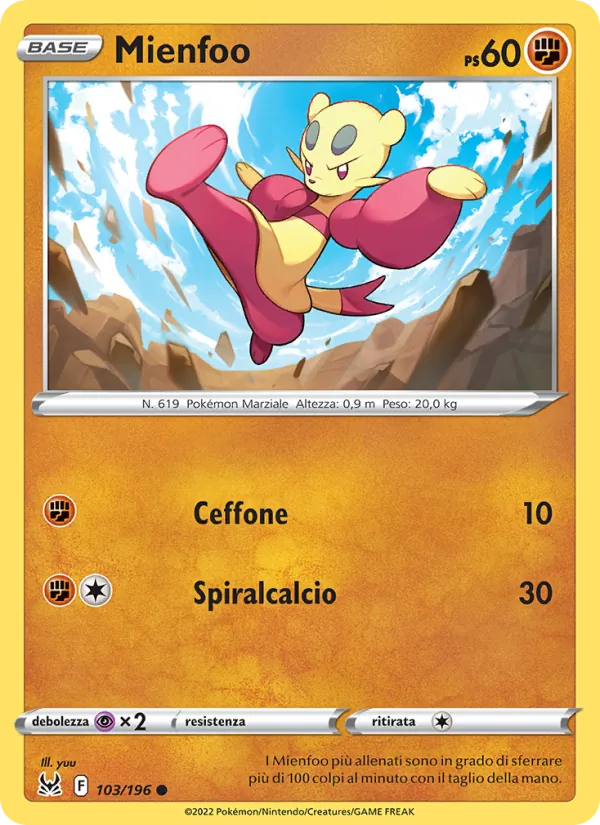 Mienfoo Origine Perduta 103/196