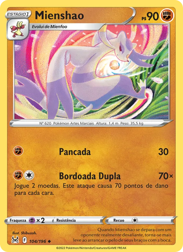 Mienshao Origem Perdida 104/196