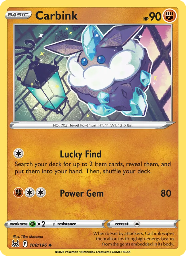 Carbink Lost Origin 108/196