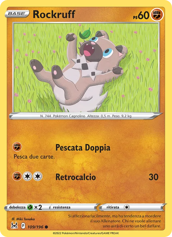 Rockruff Origine Perduta 109/196