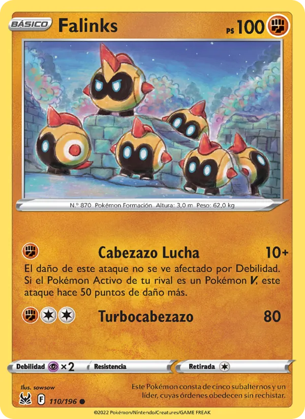 Falinks Origen Perdido 110/196