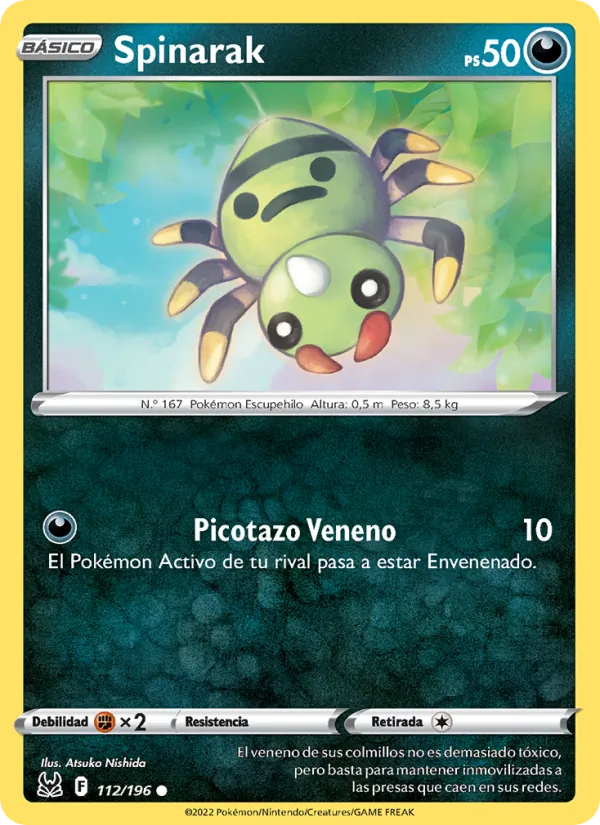 Spinarak Origen Perdido 112/196