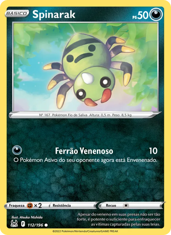 Spinarak Origem Perdida 112/196