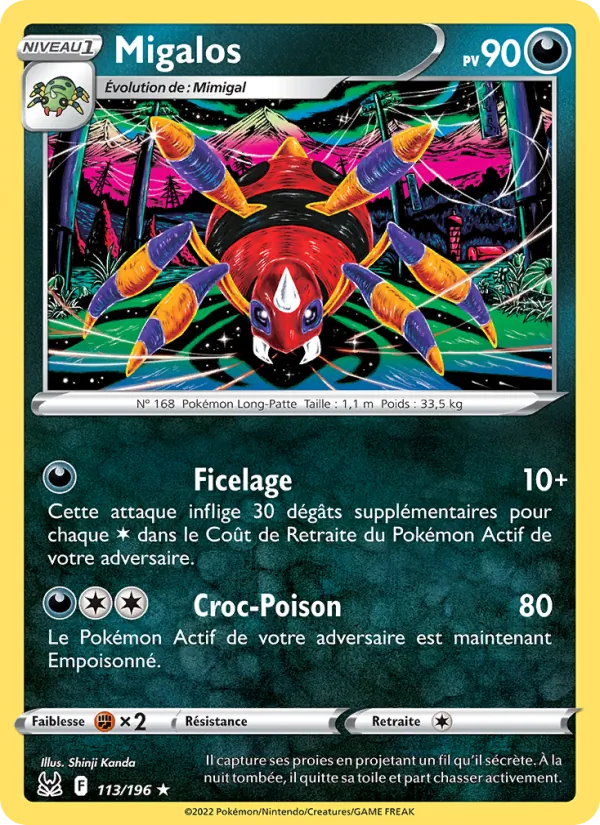Migalos Origine Perdue 113/196
