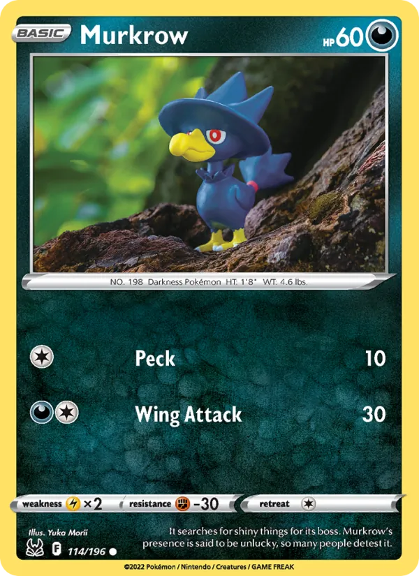 Murkrow Lost Origin 114/196