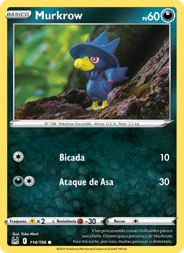 Murkrow Origem Perdida 114/196