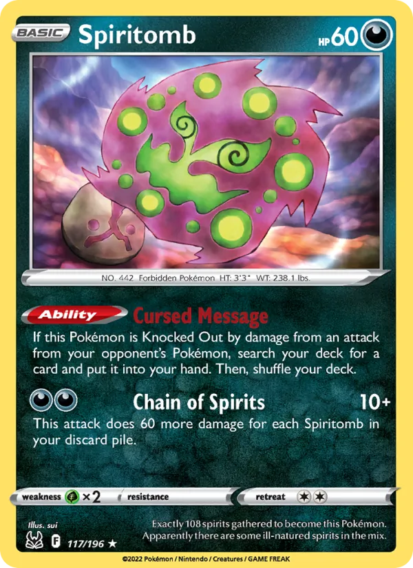 Spiritomb Lost Origin 117/196