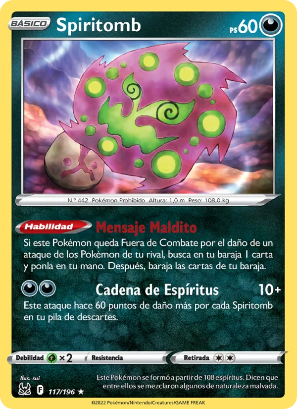 Spiritomb Origen Perdido 117/196