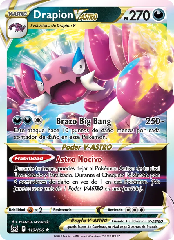 Drapion V-ASTRO Origen Perdido 119/196