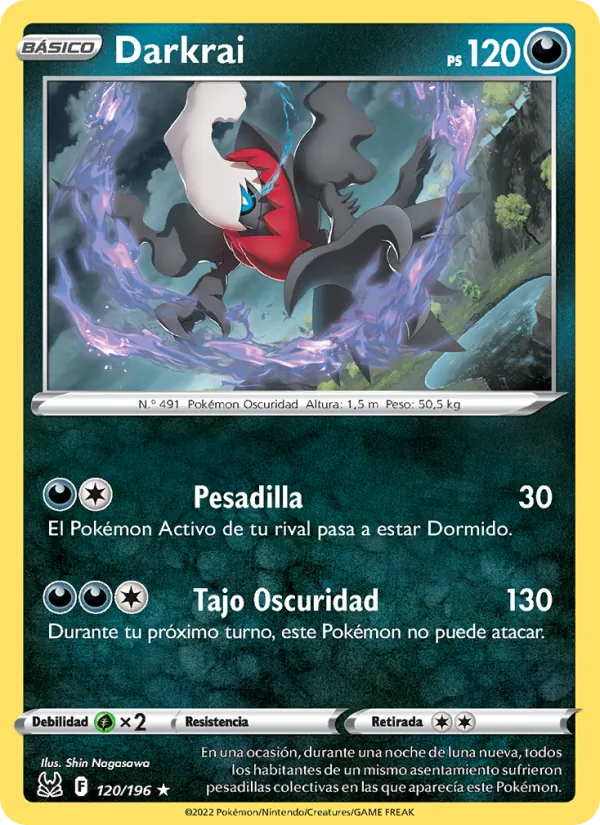 Darkrai Origen Perdido 120/196