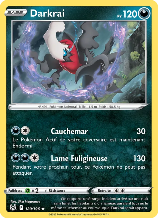 Darkrai Origine Perdue 120/196