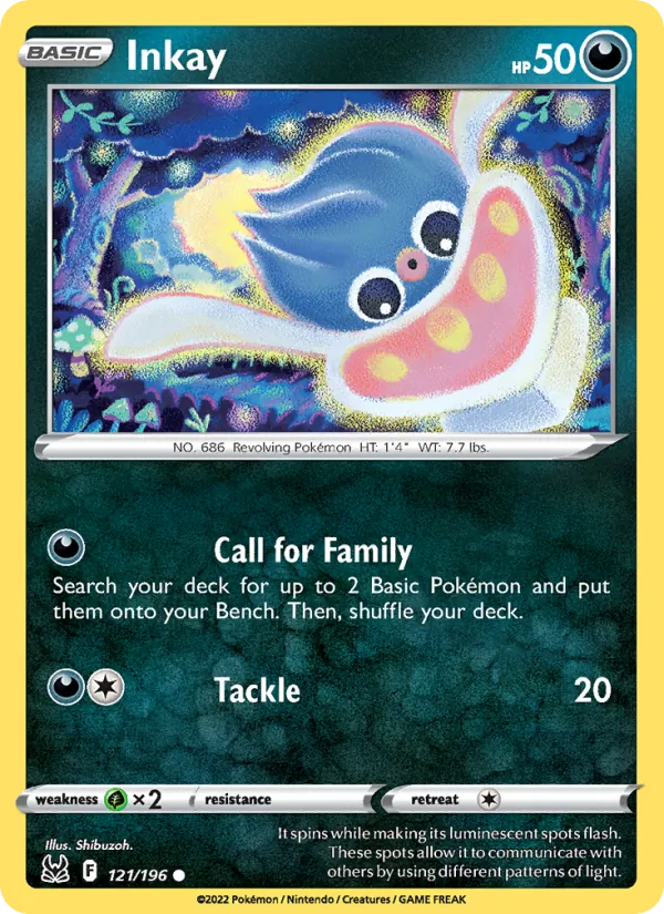Inkay Lost Origin 121/196