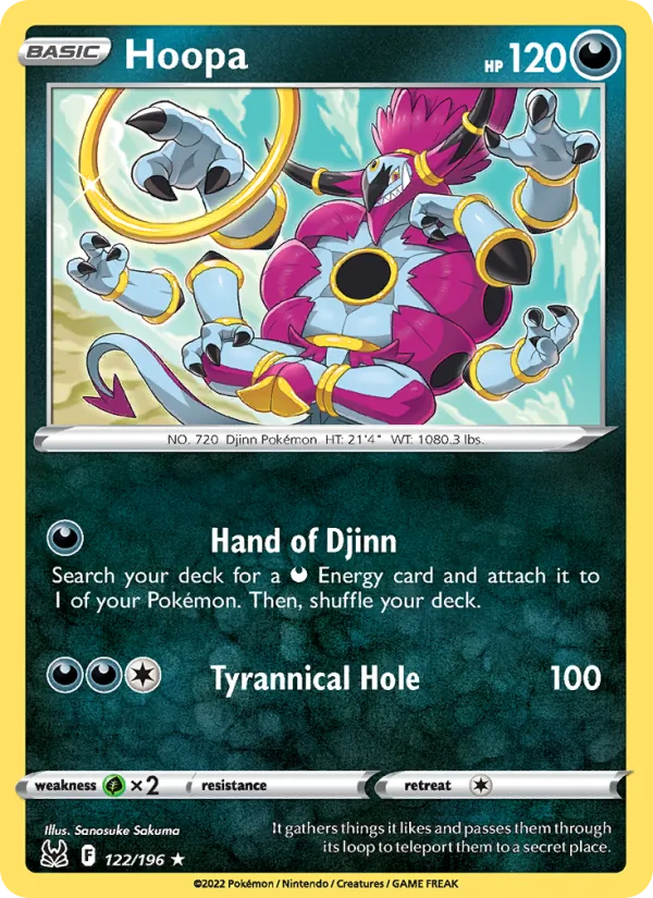 Hoopa Lost Origin 122/196