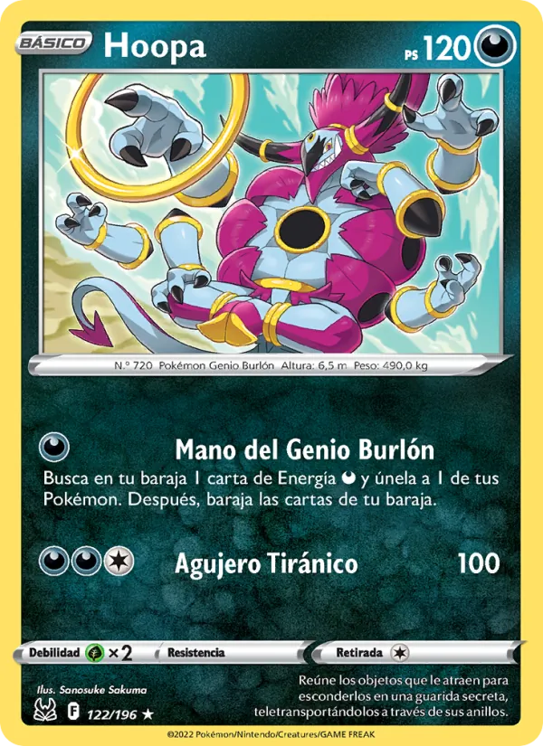 Hoopa Origen Perdido 122/196