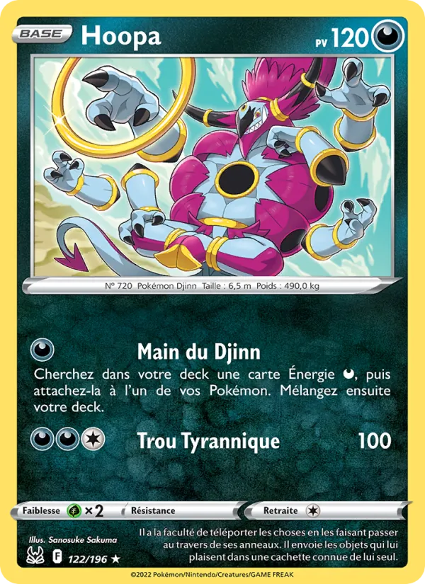 Hoopa Origine Perdue 122/196