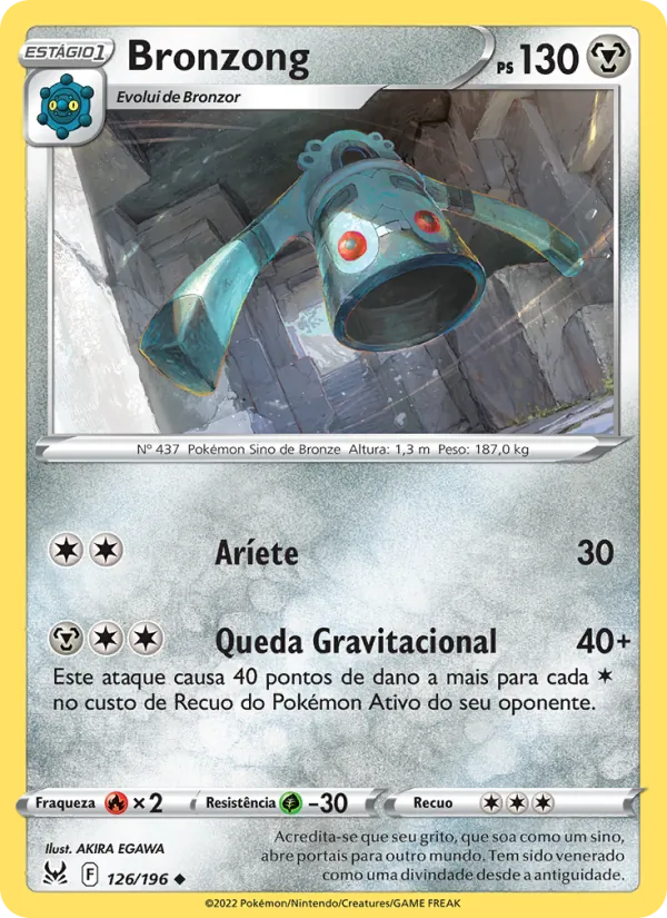 Bronzong Origem Perdida 126/196