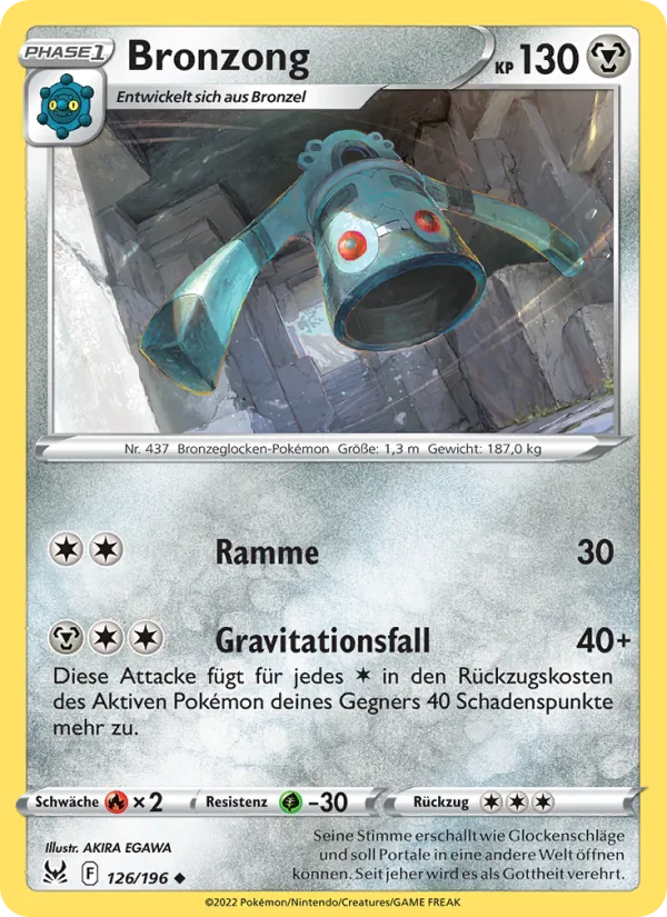 Bronzong Verlorener Ursprung 126/196
