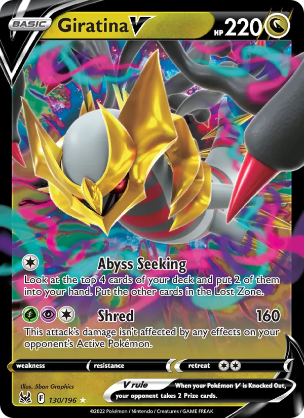 Giratina V Lost Origin 130/196