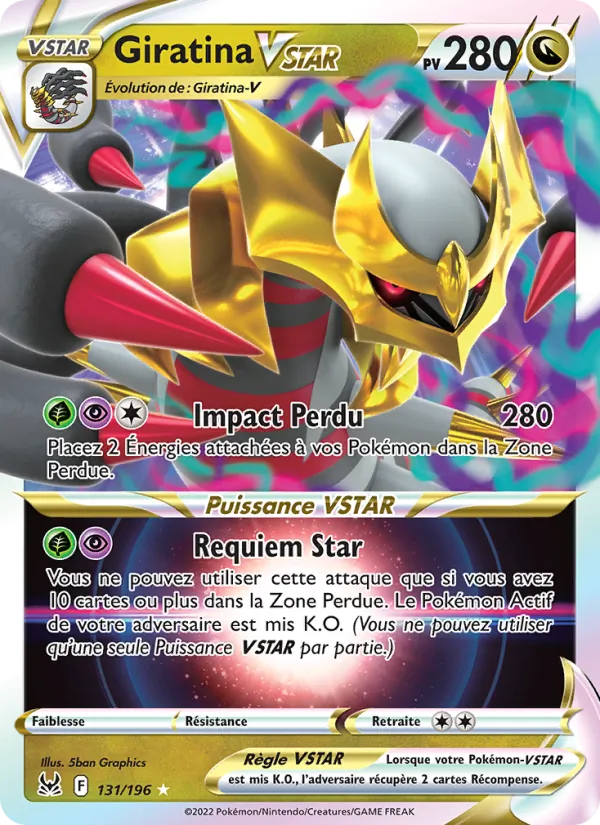 Giratina VSTAR Origine Perdue 131/196