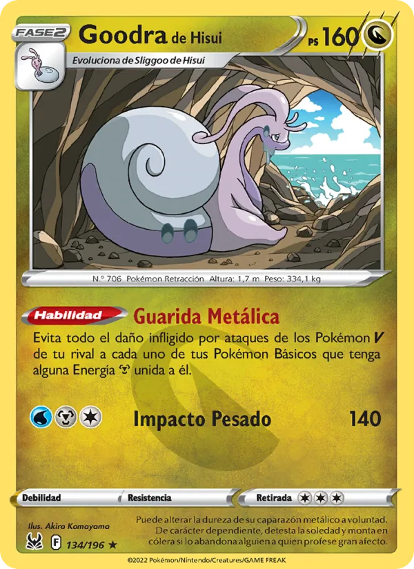 Goodra de Hisui Origen Perdido 134/196