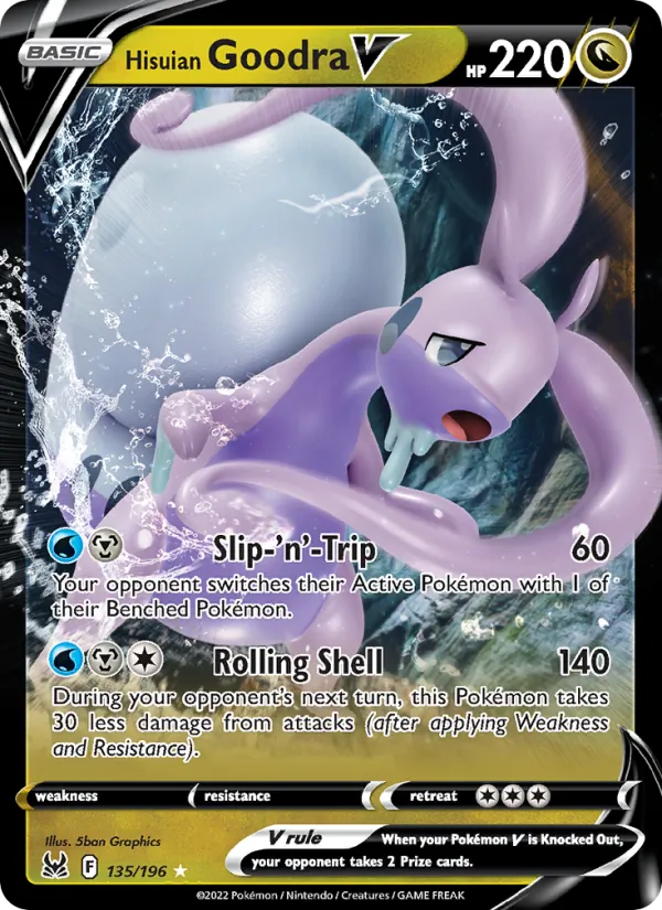 Hisuian Goodra V Lost Origin 135/196