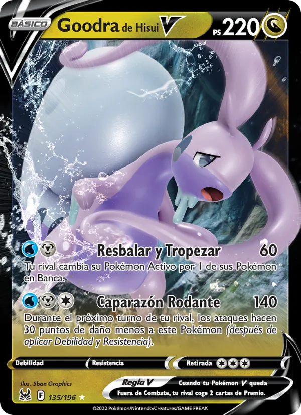 Goodra de Hisui V Origen Perdido 135/196