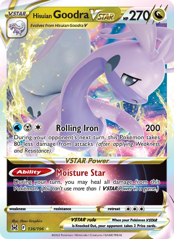Hisuian Goodra VSTAR Lost Origin 136/196