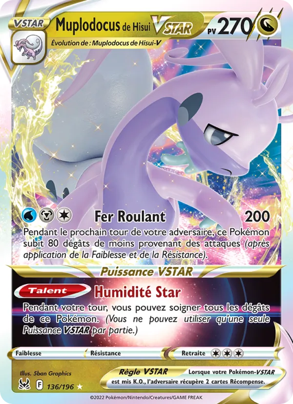 Muplodocus de Hisui VSTAR Origine Perdue 136/196