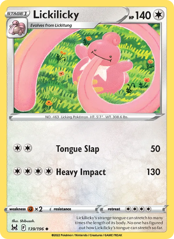Lickilicky Lost Origin 139/196