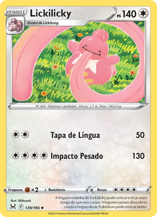 Lickilicky Origem Perdida 139/196