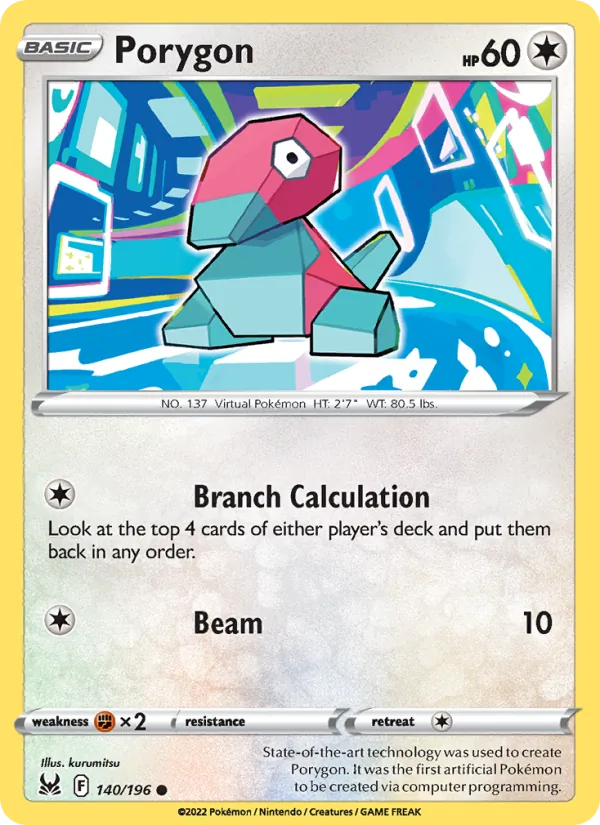 Porygon Lost Origin 140/196