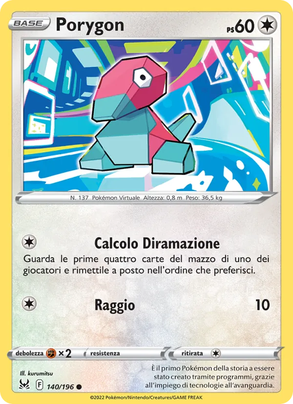 Porygon Origine Perduta 140/196